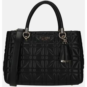 Guess Assia high society satchel handtas black