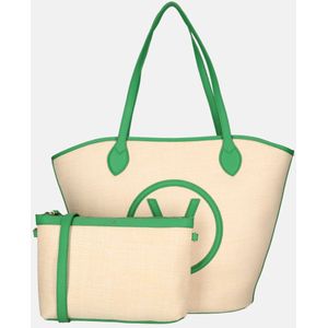 Valentino Bags Covent shopper naturale/verde