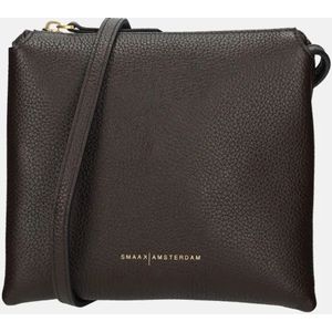 Smaak Amsterdam Jovi crossbody tas dark chocolat