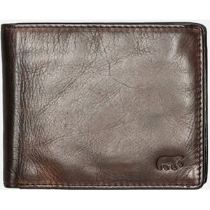 Bear Design billfold brown