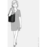 Calvin Klein Soft Sculpt buideltas black