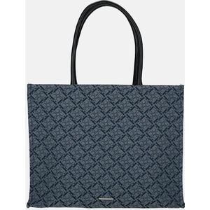 Claudio Ferrici logo shopper L navy