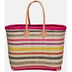 PE Florence strandtas XL fuchsia