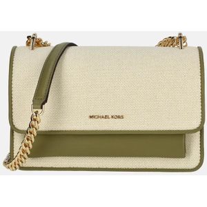 Michael Kors Claire schoudertas safari green