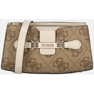 Guess Nolana crossbody tas latte logo/bone