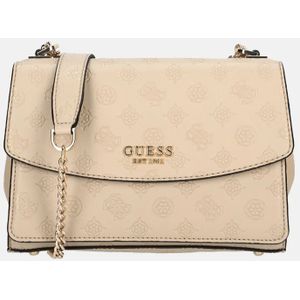 Guess Phoebe schoudertas simply taupe logo