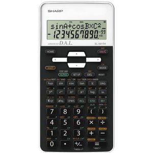 Citizen SH-EL531THWH Calculator Sharp EL531THWH Zwart-wit Wetenschappelijk