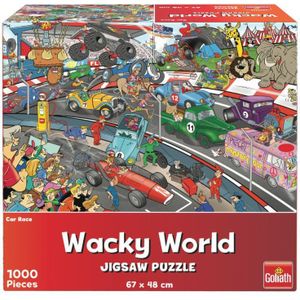 Goliath Wacky World Puzzel Car Race 1000 Stukjes