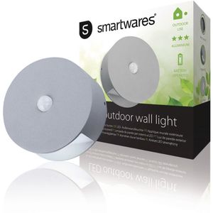 Ranex RA-1004236 Led Wandlamp Voor Buiten Met Sensor 0.5 W 60 Lm Grijs