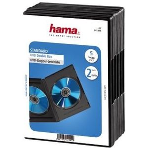Hama DVD box dubbel 5-pack zwart