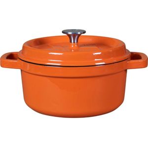 Solinger The Windmill Premium Gietijzeren Braadpan 2.5L Oranje/Emaille