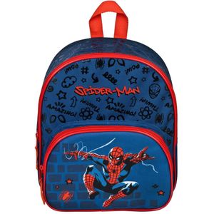Spiderman Rugtas 30x25x10 cm Blauw/Rood