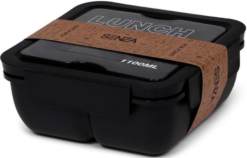 Senza Lunchbox 1100 ml Zwart