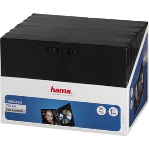 Hama 04711495 DVD Box - 30 Pak / Zwart