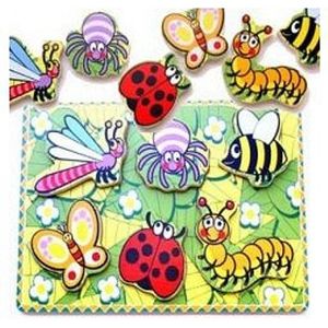 Houten Insecten Puzzel (1 stukjes, Simply for Kids)