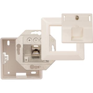 Hirschmann - Hirsch Data Wandcontactdoos - UTP - Geschikt voor CAT5e, CAT6, CAT6A