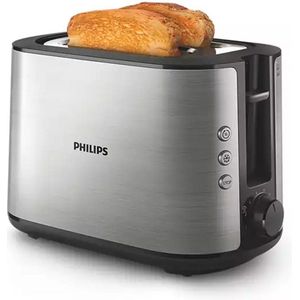 Philips HD2650/90 Viva Collection Broodrooster 950W Zwart/RVS