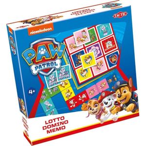 Paw Patrol 3-in-1: Memo, Lotto, Domino - Urenlang speelplezier voor kinderen vanaf 4 jaar