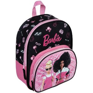 Barbie Rugzak 30x25x10 cm Roze/Zwart