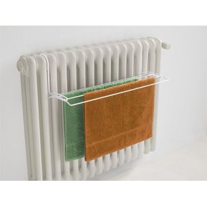 Tomado - Droogrek Iseo - 2 meter drooglengte - 58x17cm - Wit - Radiator - Balkon - Camping - Inklapbaar