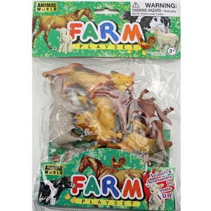 Animal World Farm Boerderijdieren 8 stuks
