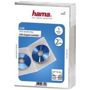 Hama 04783892 Dvd Slim Box - 5 stuks / Transparant