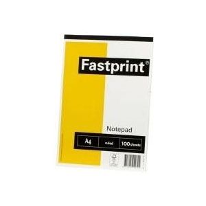 Fastprint Schrijfblok A4 100vel/70gram