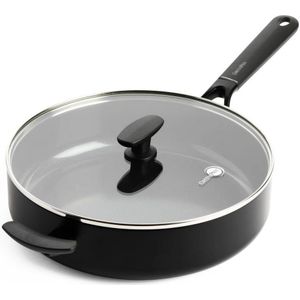 GreenPan Smart Collection Keramische Stoofpan met Deksel 28 cm Zwart