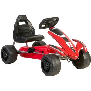 Feber Pedalkart 82.4x51x49 cm Rood/Zwart