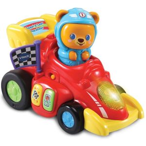 VTech Baby Speel & Leer Racebeer - Educatief Baby Speelgoed - Speelgoed Auto - Kleuren en Liedjes