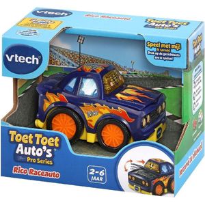 VTech Toet Toet Auto’s Rico Raceauto – Speelgoed Auto – Met Licht- en Geluidseffecten – Blauw – Cadeau - 1 Tot 5 Jaar