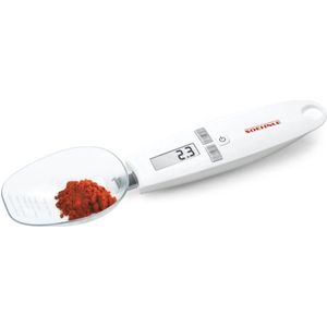 Soehnle Cooking Star lepelweegschaal - digitale keukenweegschaal - 0,1 nauwkeurig - tot 500 gram - wit