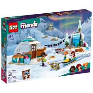 LEGO Friends Iglo vakantieavontuur Speelgoed Winter Glamping Set met Speelgoed Hond - 41760