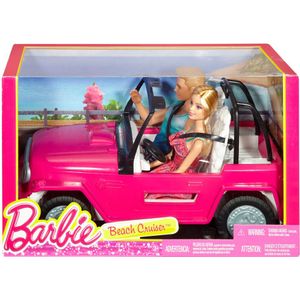 Barbie Beach Cruiser met Barbie en Ken