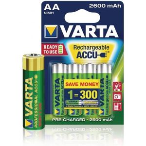 Varta AA Oplaadbare Batterijen - 4 stuks