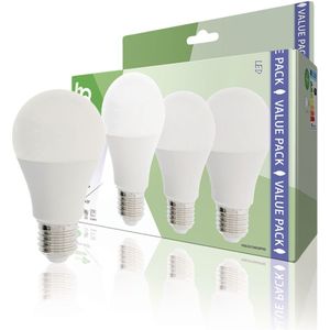LED-Lamp - A60 - Warm Wit - E27 - 9 Watt - 3 Stuks