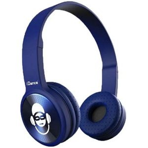 IDance Hoofdtelefoon Draadloos Blauw