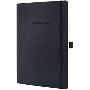 Sigel SI-CO310 Notitieboek Conceptum Pure Softcover A4 Zwart Geruit