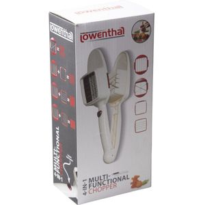 4-in-1 Multifunctionele groente/aardappel snijder wit - Keukenbenodigdheden - Kookbenodigdheden