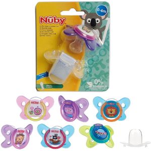 Nuby Fopspeen 0-6 Maanden Assorti
