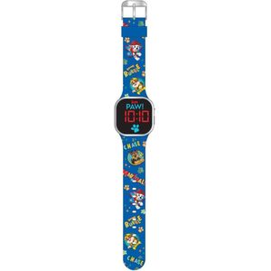 Paw Patrol LED Horloge Blauw