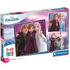 Clementoni Disney Frozen Puzzel 3x48 Stuks