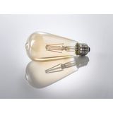 Xavax - Led-gloeidraad E27 - Dimbaar - Amber - 685lm Vervangt 53W Vintagelamp
