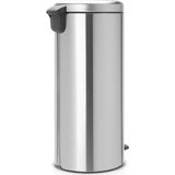 Brabantia NewIcon Prullenbak - Matt Steel - 30 Liter - Pedaalemmer
