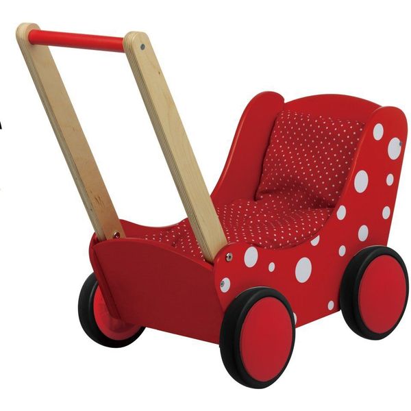 insluiten Productiecentrum paniek Janod houten poppenwagen framboisine - speelgoed online kopen | De laagste  prijs! | beslist.nl