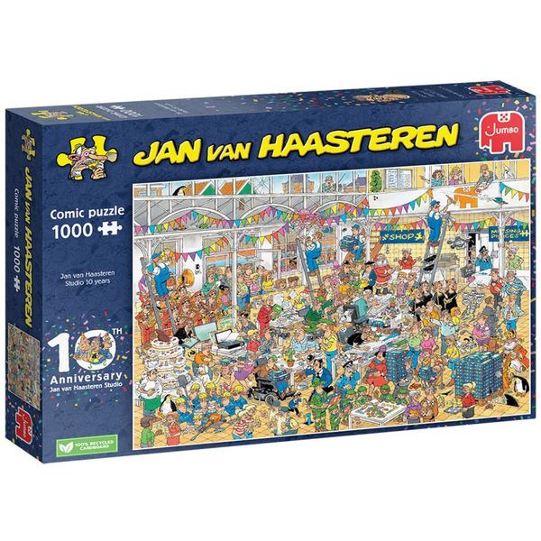 Jan van haasteren new year party - santas factory 2 x 1000 pcs 1000 stuk(s)  - speelgoed online kopen | De laagste prijs! | beslist.nl