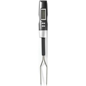 Vleesthermometer - Temperatuurinstelling - LCD-Scherm - 0 - 110 °C - Zilver / Zwart