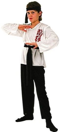 Clown Kinderkostuum Karate 7-9 jaar