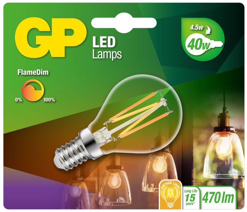 GP Lighting Gp Led Mini Globe Fila. 4w E14