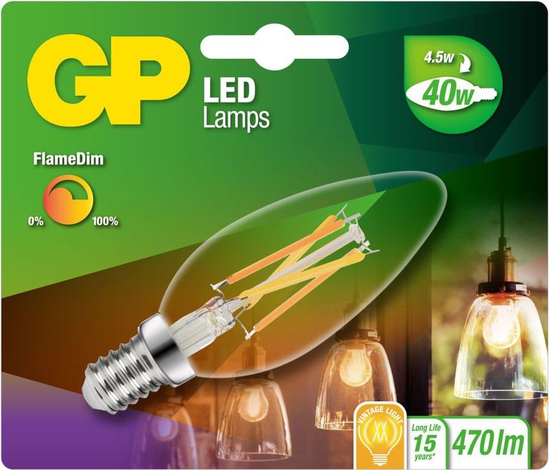GP Lighting - Gp Led - Candle Fila. Fd - 4w - E14